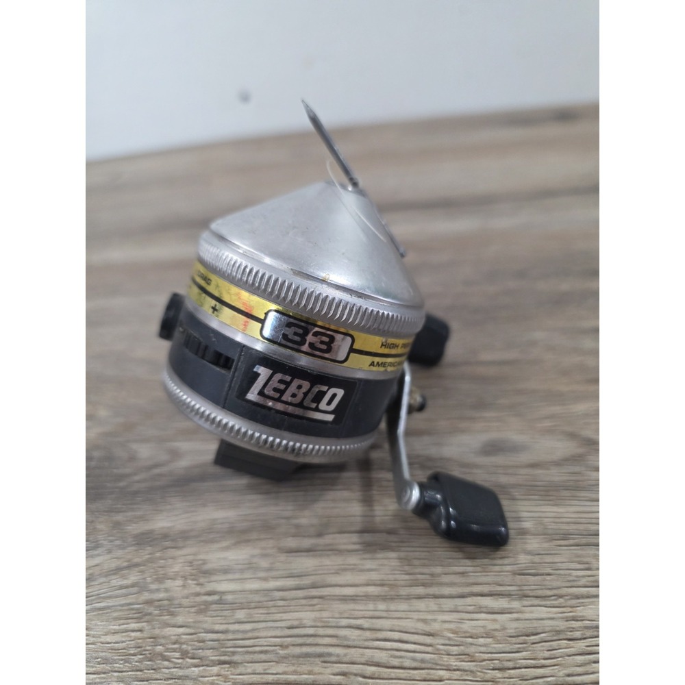 Vintage 1983 Zebco 33 Spincast Reel American Craftsmanship Fishing Reel